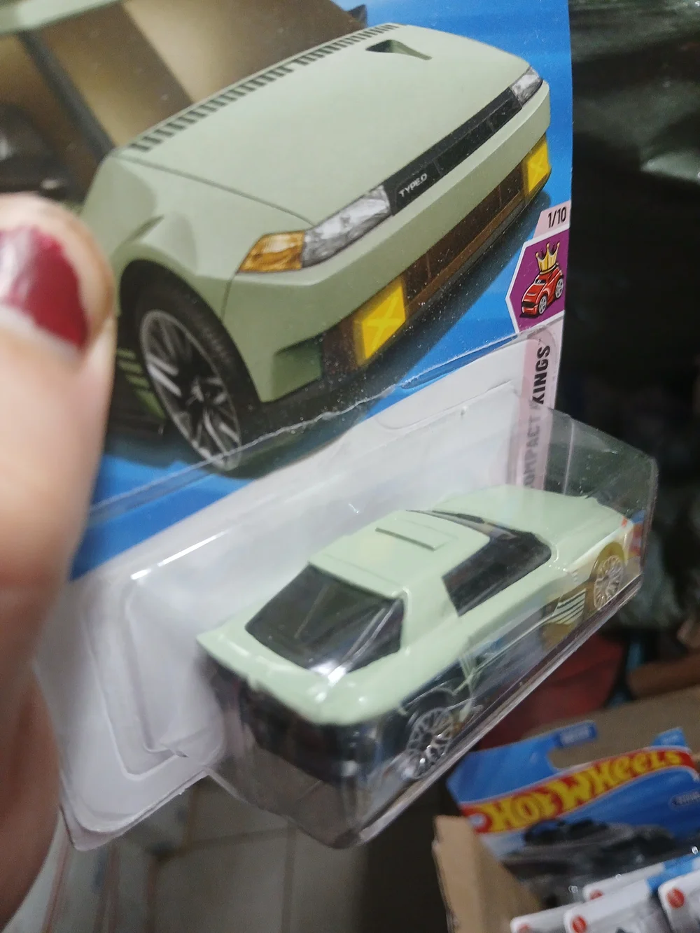 green Hot Wheels Hako Type D diecast car from the 2026 Compact Kings series (col